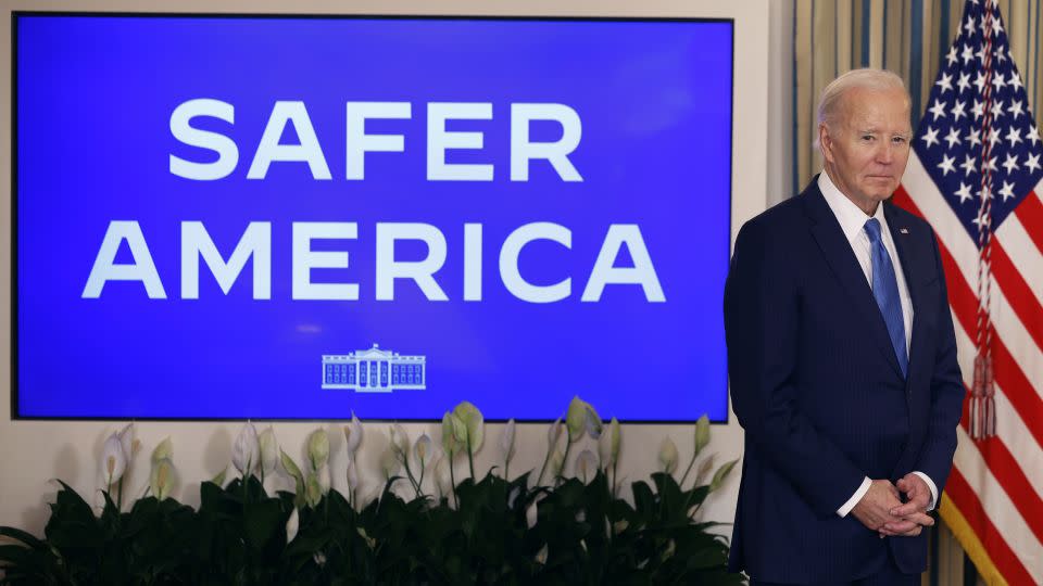 President Joe Biden at the White House on February 28. - Chip Somodevilla/Getty Images