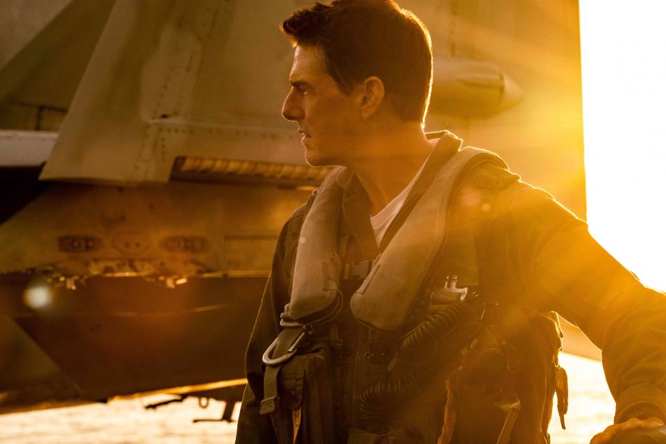 <p>Scott Garfield/Paramount Pictures</p> Top Gun Maverick