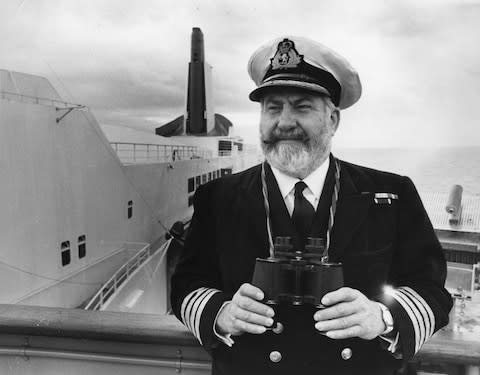 QE2's first commanding officer, Commodore William Warwick CBE - Credit: GETTY