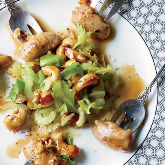 Chicken with Candied Cashews