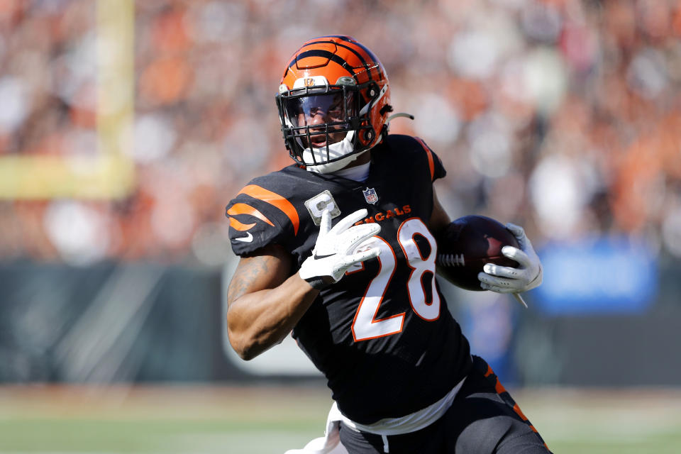 Cincinnati Bengals running back Joe Mixon has scored a touchdown in his last six games. (Joseph Maiorana/USA TODAY Sports)