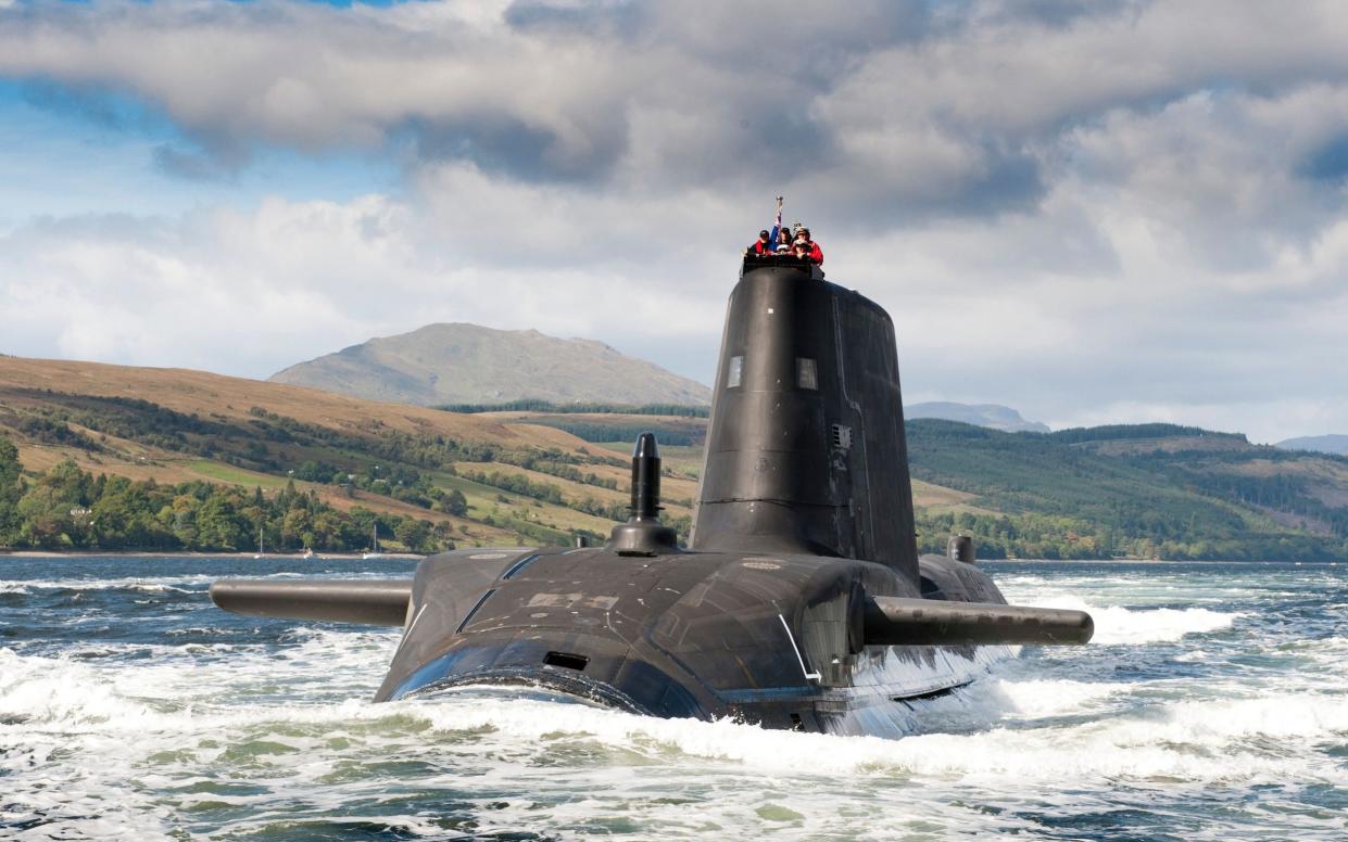 Royal Navy submarine HMS Astute - Troy GB images / Alamy Stock Photo