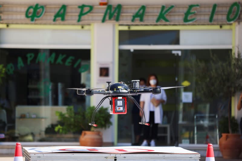 Greece tests drone drug delivery for remote regions