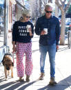 <p>Selma Blair sports a "Bakers Gonna Bake" sweater while on a coffee date with Ron Carlson in L.A. on Jan. 11.</p>