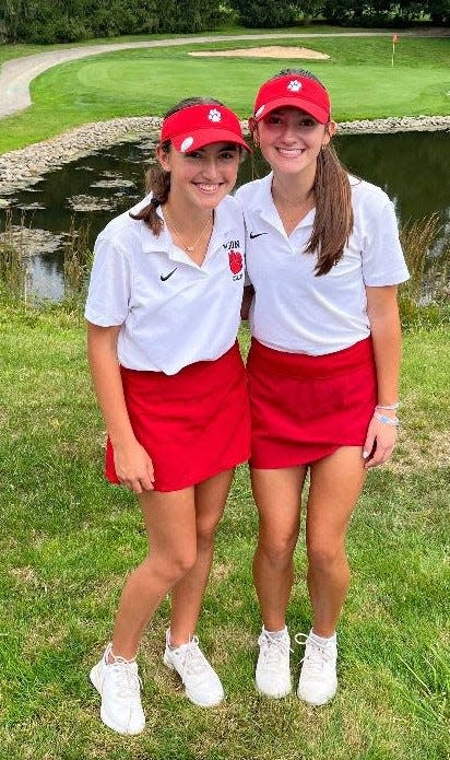 Moon's Liv DeGori and Angelina Schild have both advanced to the WPIAL Class 3A Girls Individual Golf Championships.