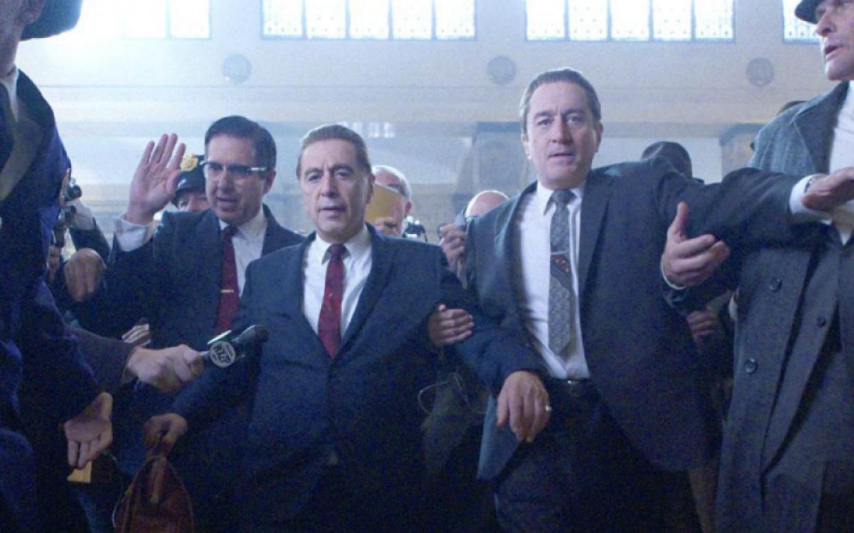 Ray Romano, Al Pacino and Robert De Niro in 'The Irishman' (Netflix)