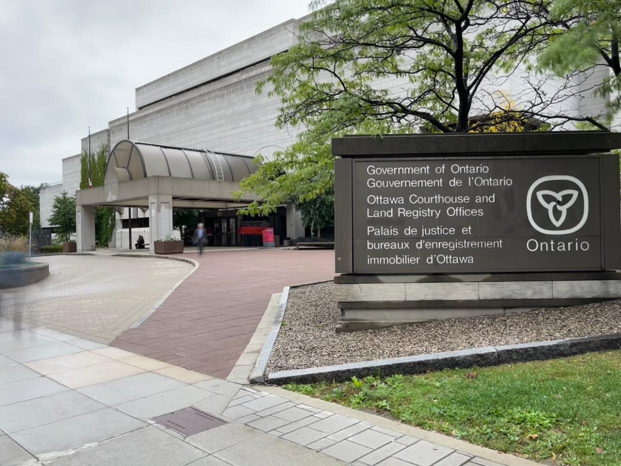 Mohammad Assadi appeared in an Ottawa courtroom Sunday after being arrested for violating bail conditions for outstanding charges that include assault and breaking and entering. (Matthew Kupfer/CBC - image credit)