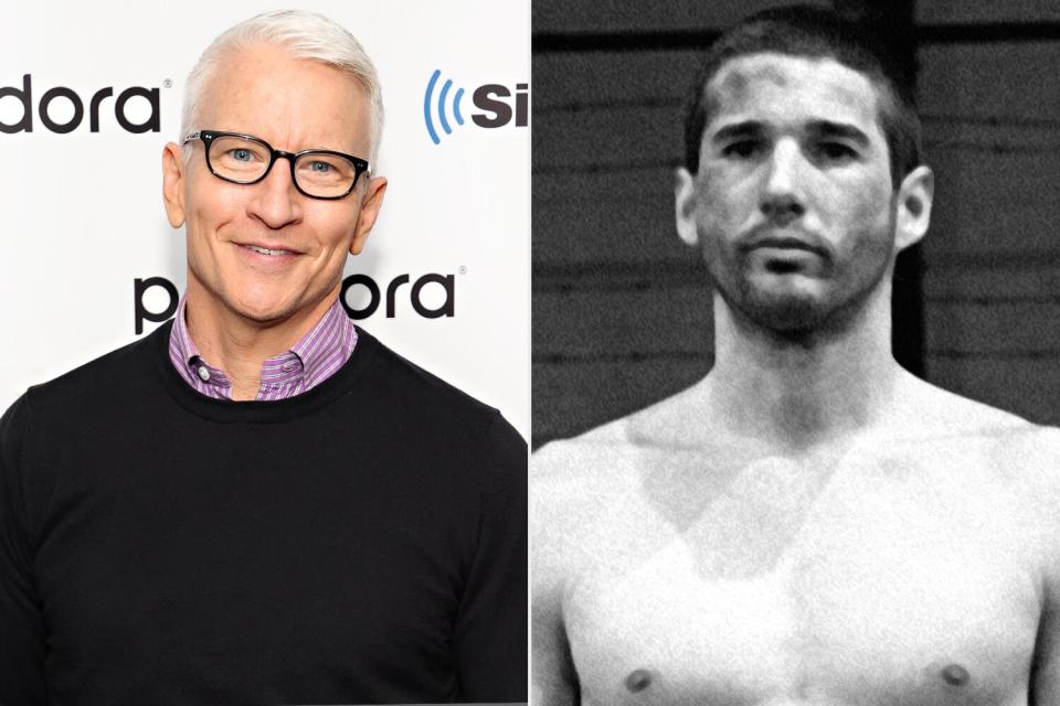 NEW YORK, NEW YORK - SEPTEMBER 22: Anderson Cooper visits the SiriusXM Studios on September 22, 2021 in New York City. (Photo by Cindy Ord/Getty Images for SiriusXM); NEW YORK CITY - JANUARY 14: Richard Gere attends the performance of "Bent" on January 14, 1980 at the New Apollo Theater in New York City. (Photo by Ron Galella, Ltd./Ron Galella Collection via Getty Images)