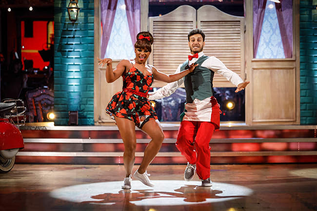 Fleur and Vito dance their Charleston in the dance-off