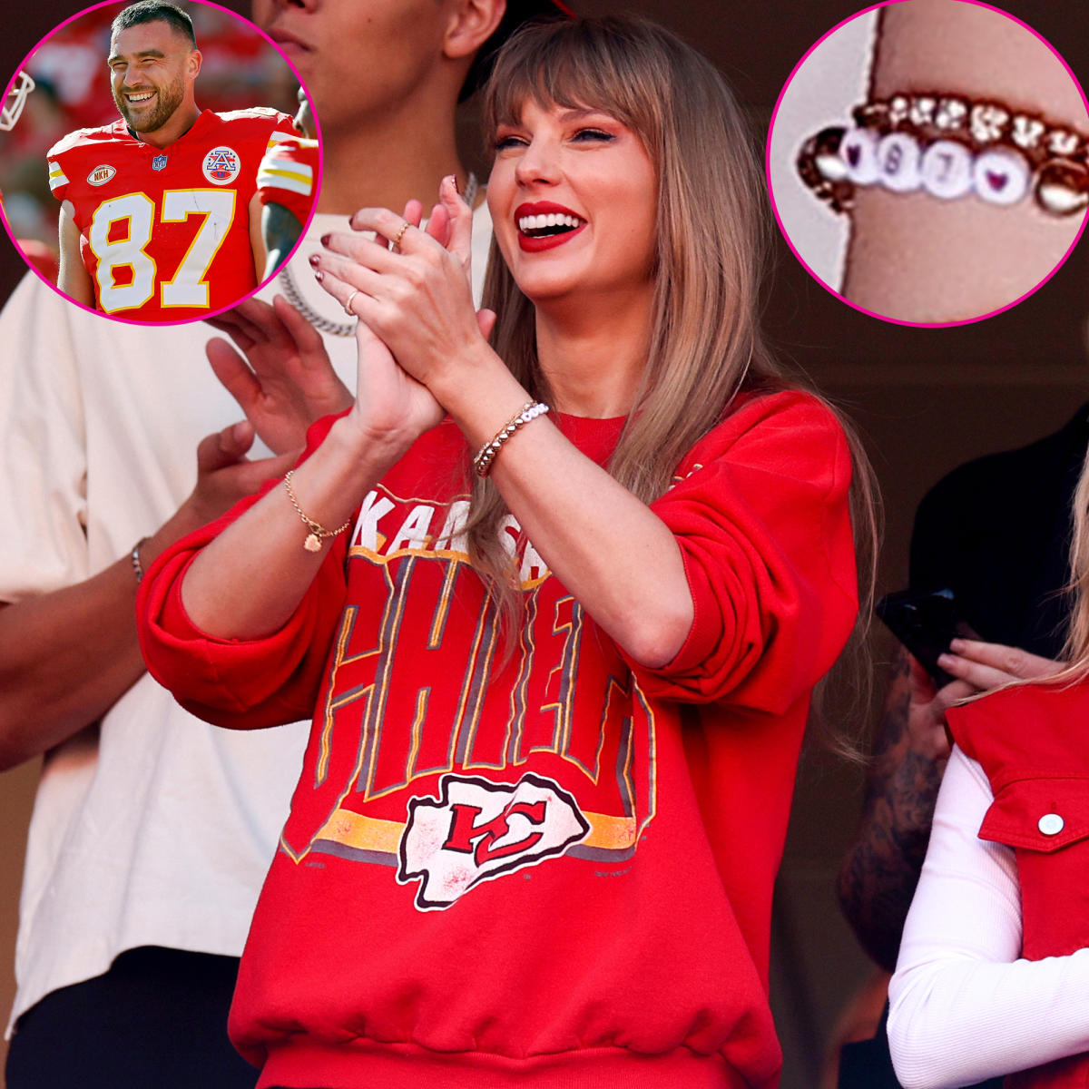 Taylor Swift Wears '87' Bracelet While Cheering on Travis Kelce