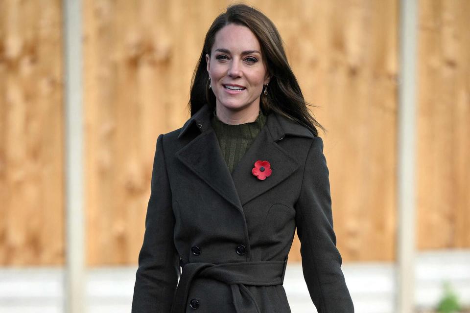 Catherine, Princess of Wales arrives to visit Colham Manor Children's Centre in Hillingdon