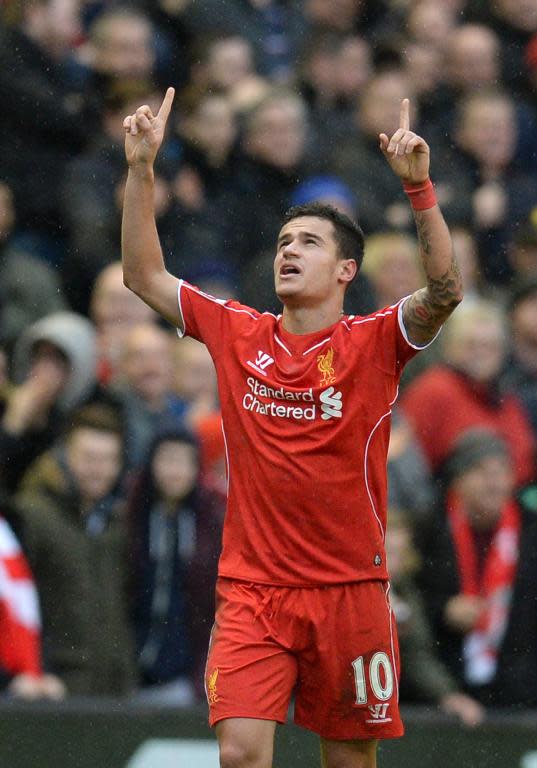 Philippe Coutinho's goal proved the decisive one against Manchester City as Liverpool won 2-1