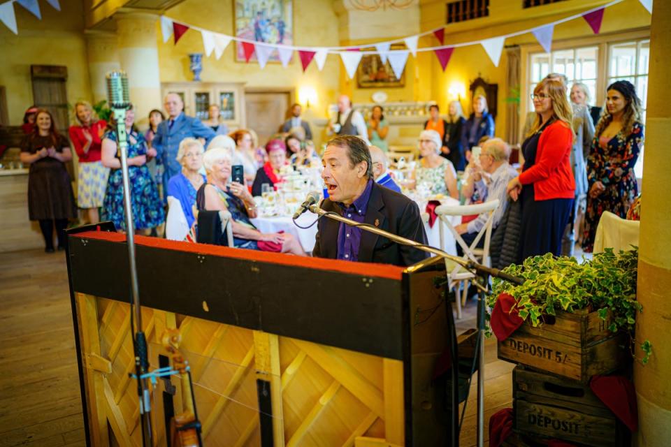 Jools Holland at the Highgrove party (Ben Birchall/PA) (PA Wire)