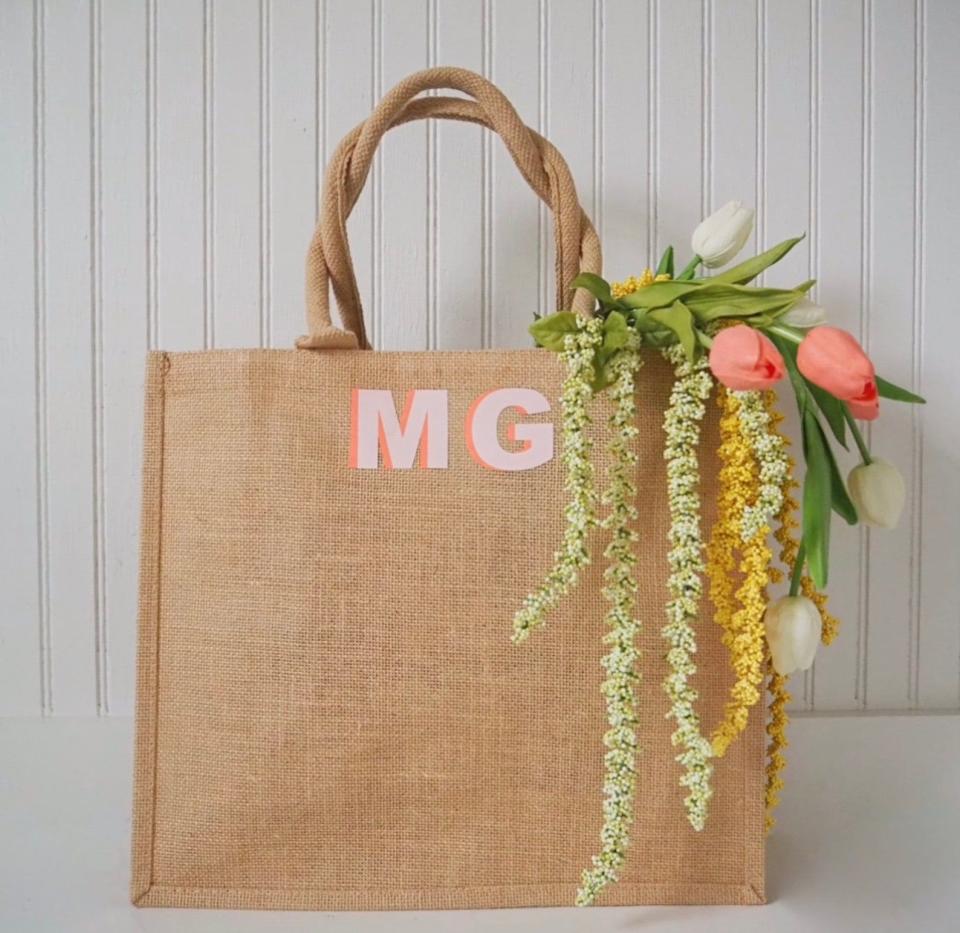 1) Large Monogram Tote