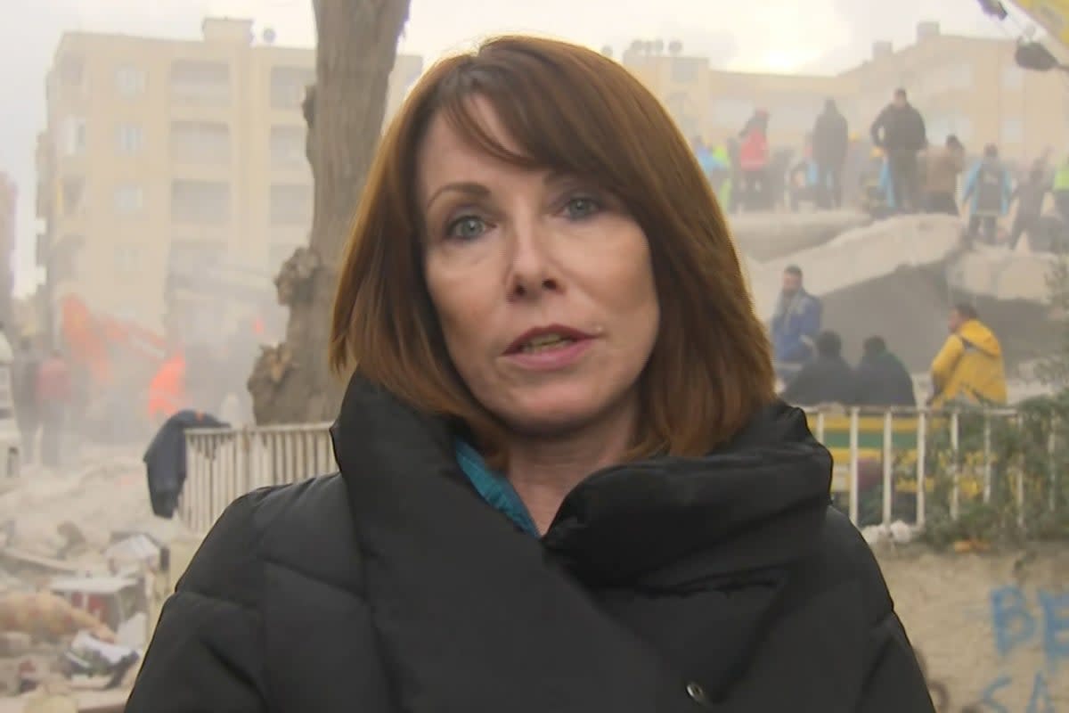 Kay Burley in ther Turkish city of Sanliurfa   (Sky News)