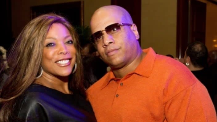 Talk show icon Wendy Williams (left) and her now ex-husband Kevin Hunter (right) are shown in happier times. Hunter has filed a lawsuit against Debmar-Mercury, the production company behind “The Wendy Williams Show.” (Photo: Charlie Sykes/AP, File)