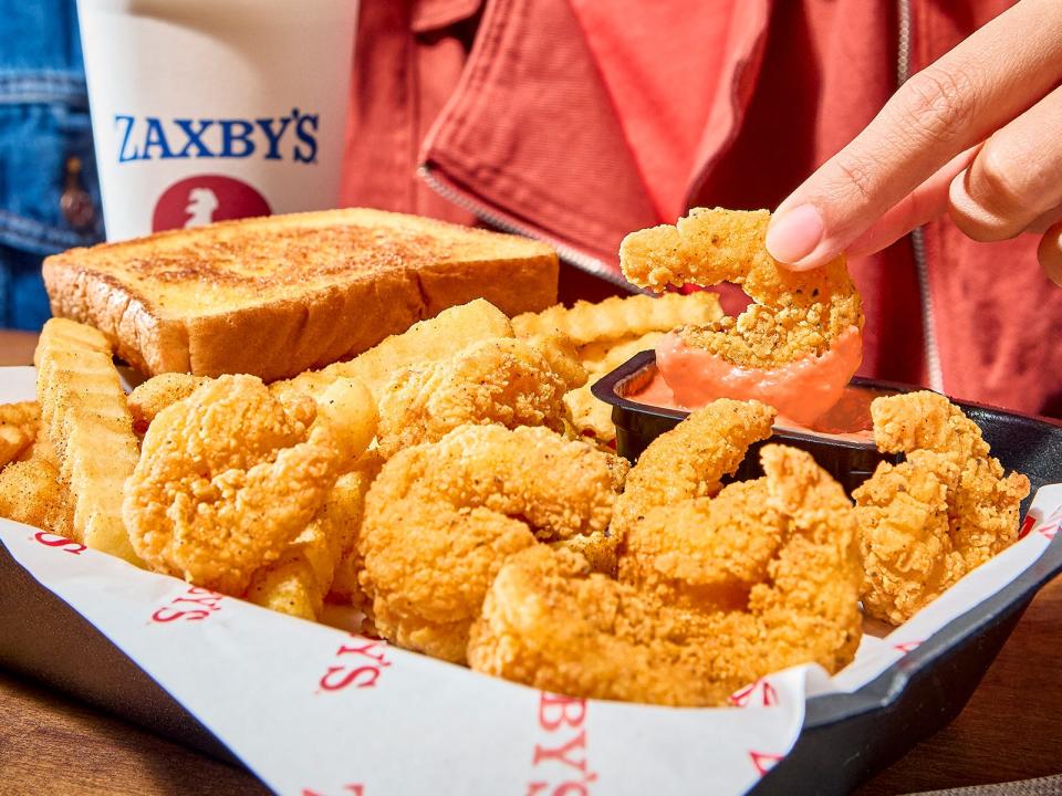 Zaxby's opens its newest Jacksonville-area restaurant on Monday, April 15 at 85 Tylers Way in Saint Johns. The opening coincides with the restaurant's marketing of its limited-time Southern fried shrimp, which was recently added to the menu.