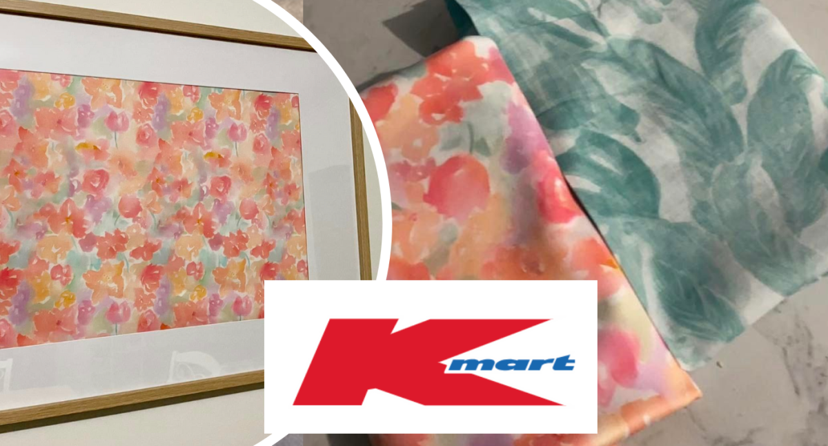 Kmart Australia's eerie find in Framed Clouds Canvas wall print