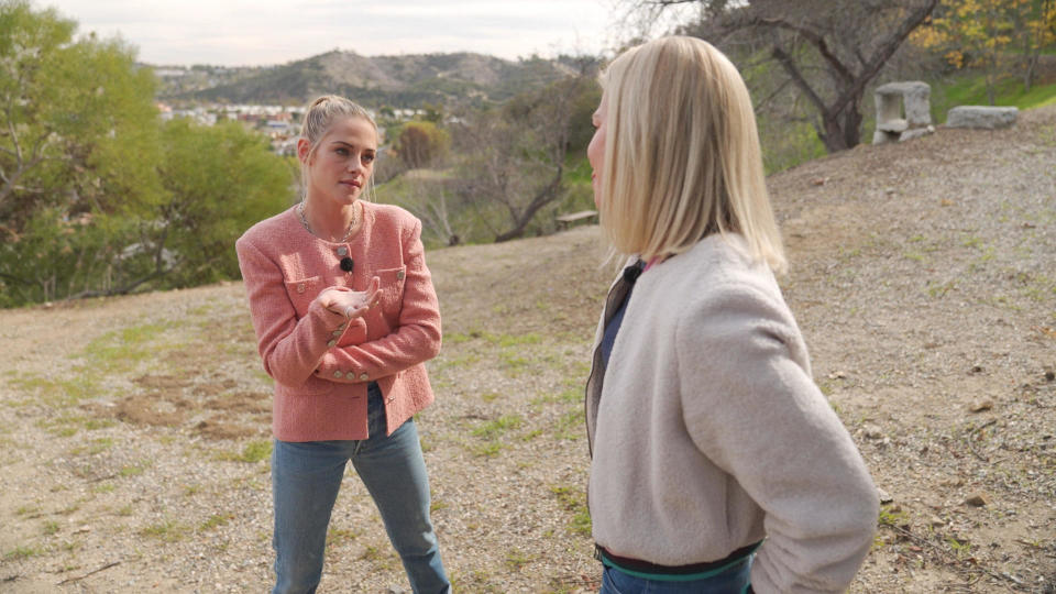 Kristen Stewart, with correspondent Tracy Smith.  / Credit: CBS News