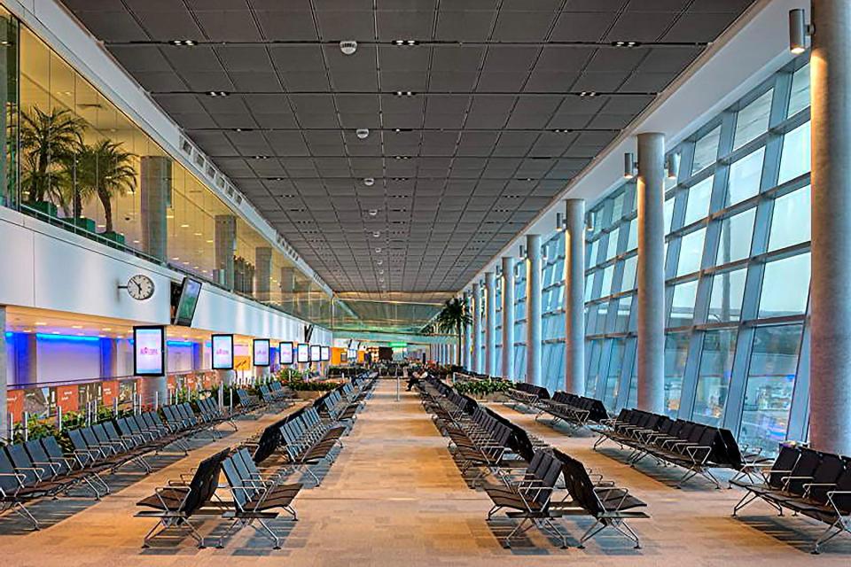 Sitting area at the Abu Dhabi International Airport