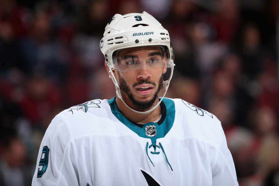 Evander Kane's tumultuous off-season wages on with new allegations of sexual assault and domestic battery surfacing as NHL camps open. (Getty)