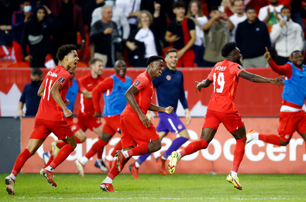 The Canadian soccer sensation provided a jaw-dropping goal in Canada's big World Cup qualifying win over Panama on Wednesday. (Getty)