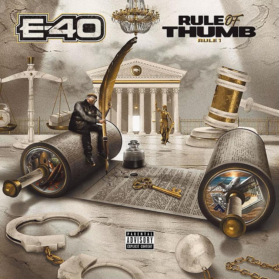 E-40 'Rule of Thumb: Rule 1' Album Cover