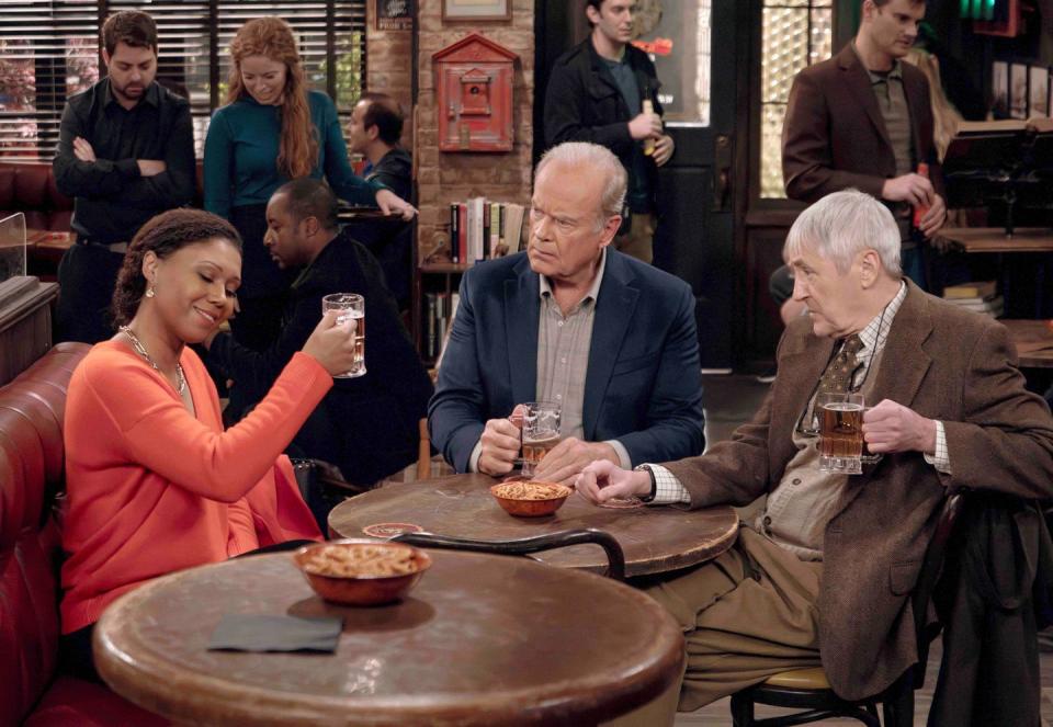 toks olagundoye, kelsey grammer, nicholas lyndhurst, frasierfrasier