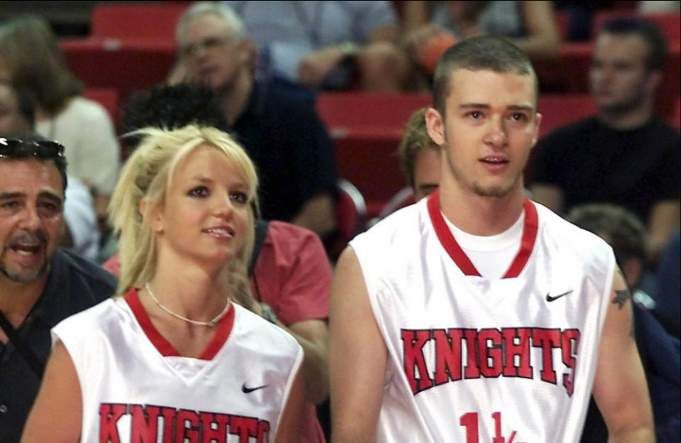 Britney Spears looks back to her days with Justin Timberlake credit:Bang Showbiz