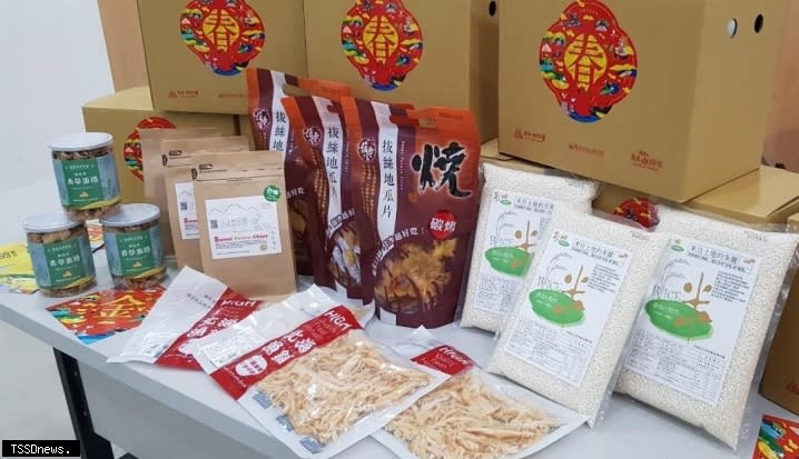 金山好物集聯名年節禮盒熱銷，產品預計四月起在合作通路販售。<br /><br />（圖：金山區公所提供）