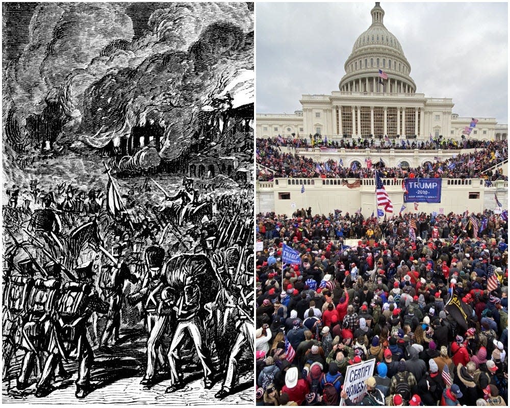 capitol storming war of 1812