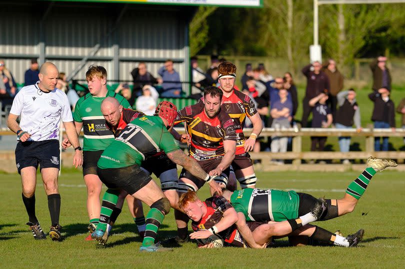 Drybrook were 19-14 winners over Cinderford United in the Forest of Dean Combination Senior Cup semi-final on Wednesday -Credit:Nigel Miller
