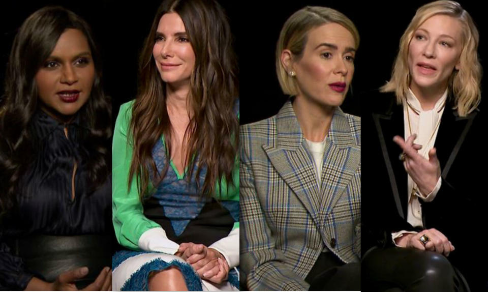 Ocean’s 8 cast have their say on the dominance of white male critics