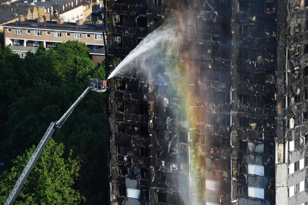 Firefighters tackle the Grenfell Tower blaze (PA Images)