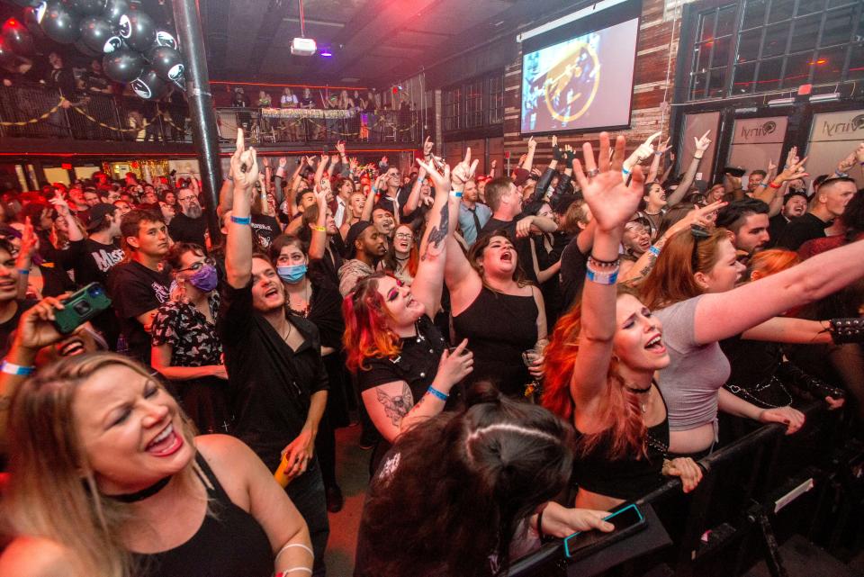 The crowd gets into the music during last year's Emo Prom. This year's event gets underway Friday at Vinyl Music Hall.