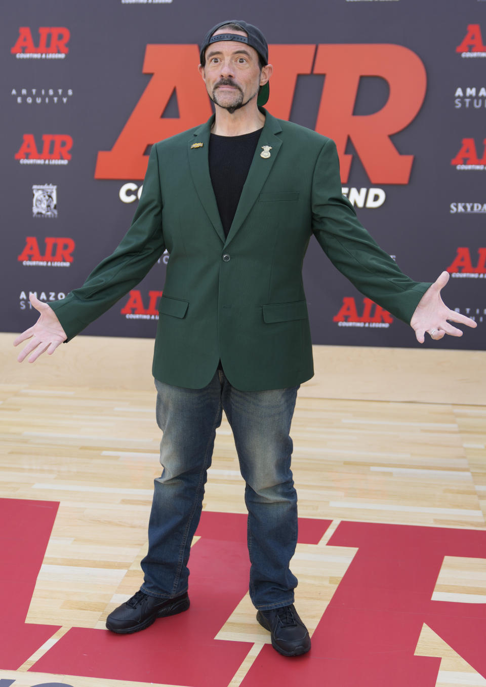 FILE - Kevin Smith arrives at the world premiere of "Air" on Monday, March 27, 2023, in Los Angeles. Smith turns 53 on Aug. 2. (AP Photo/Ashley Landis, File)