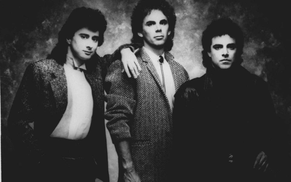 Steve Perry, Jonathan Cain and Neal Schon in 1987 - AP