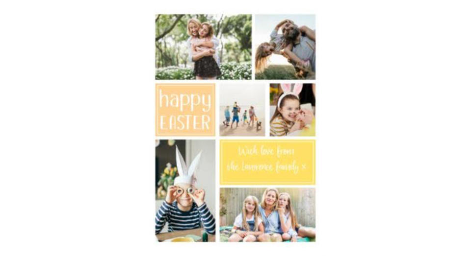 Personalised Standard Easter Card 