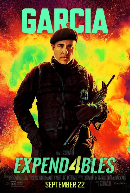 Andy Garcia stars in "Expend4bles." Photo courtesy of Lionsgate