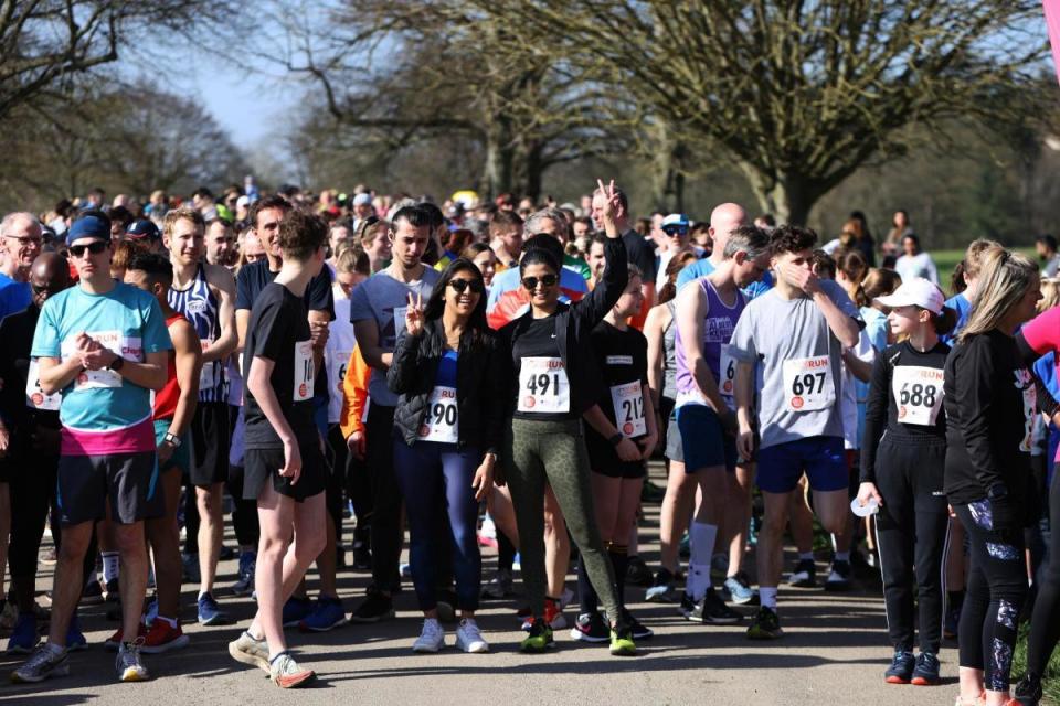 Runners are ready for the OX5 Run at Blenheim Palace <i>(Image: Photo: Ed Nix)</i>
