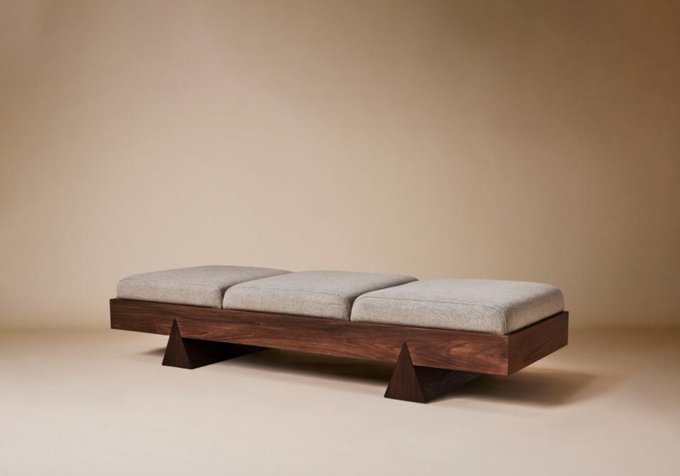 The Dvaya Bench is part of the Foundations collection (Aman Interiors)