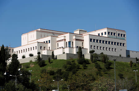 FILE PHOTO: U.S. Consulate is pictured in Istanbul, Turkey, October 11, 2017. REUTERS/Murad Sezer/File Photo