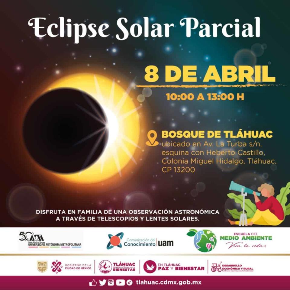 donde ver el eclipse solar cdmx uam