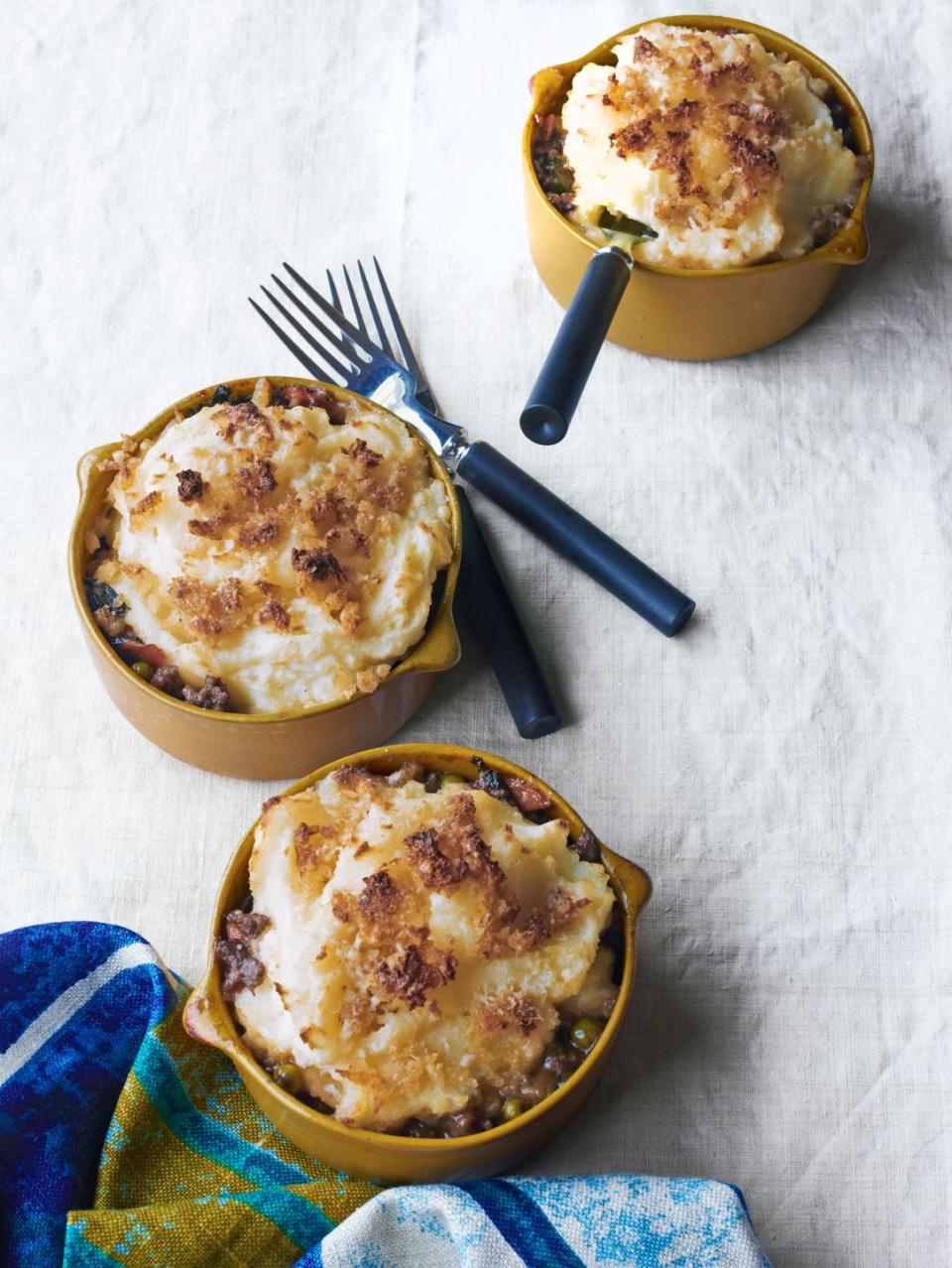 <p>Also called cottage pie (and <em>pióg an aoire</em> in Irish), this delicious country dish has been a staple in Ireland for generations.</p><p><strong><a href="https://www.countryliving.com/food-drinks/recipes/a4072/shedperds-pies-lamb-recipe-clx0312/" rel="nofollow noopener" target="_blank" data-ylk="slk:Get the recipe;elm:context_link;itc:0;sec:content-canvas" class="link ">Get the recipe</a>.</strong></p>