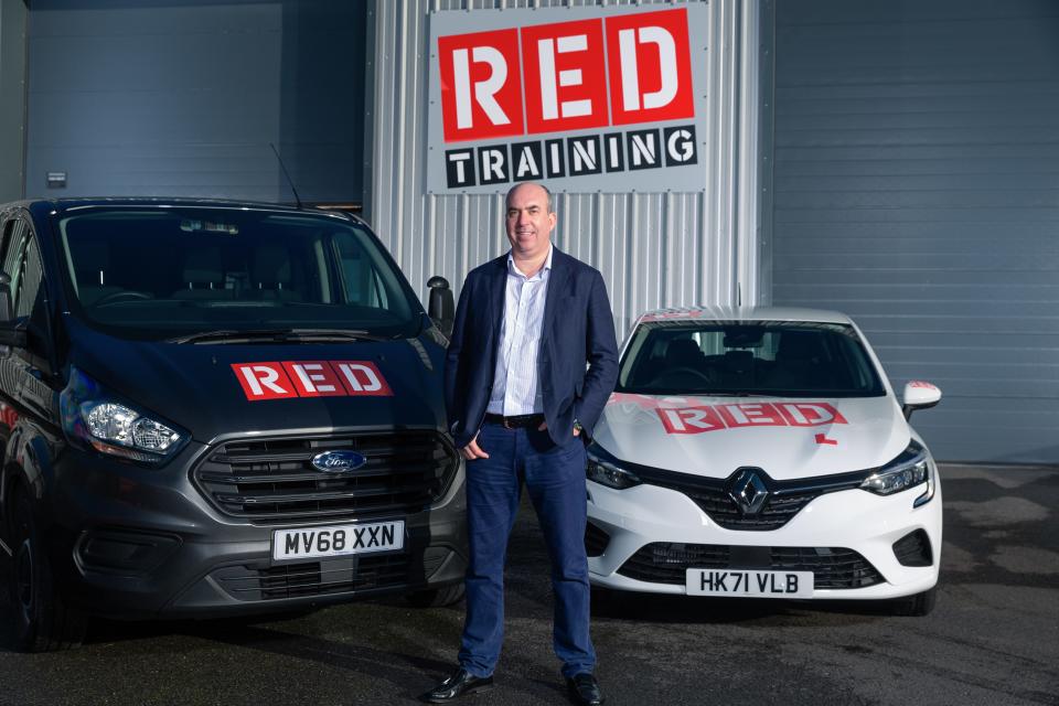 Red CEO Seb Goldin has gone full circle with his first boss in the car industry. Photo: Red