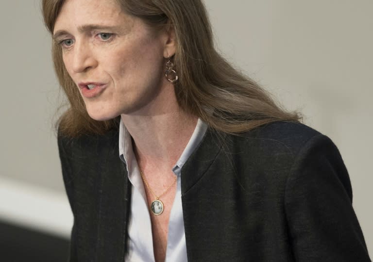 US Ambassador Samantha Power, pictured on June 29, 2016, called for "strong and swift action" by the Security Council to follow up on the findings that Bashar al-Assad forces and Islamic State jihadists carried out separate chemical attacks