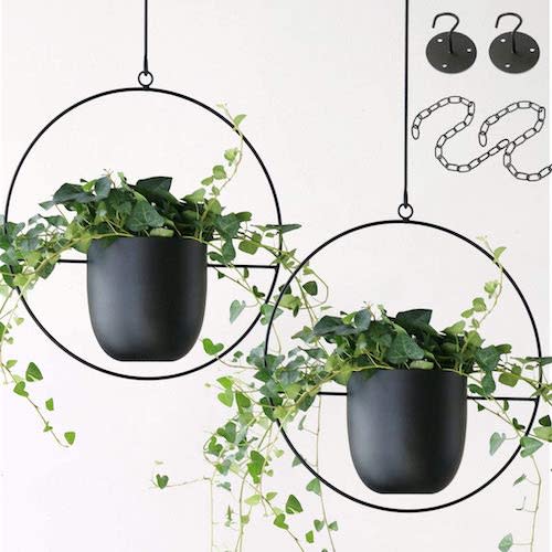 ABETREE 2-Piece Hanging Planters