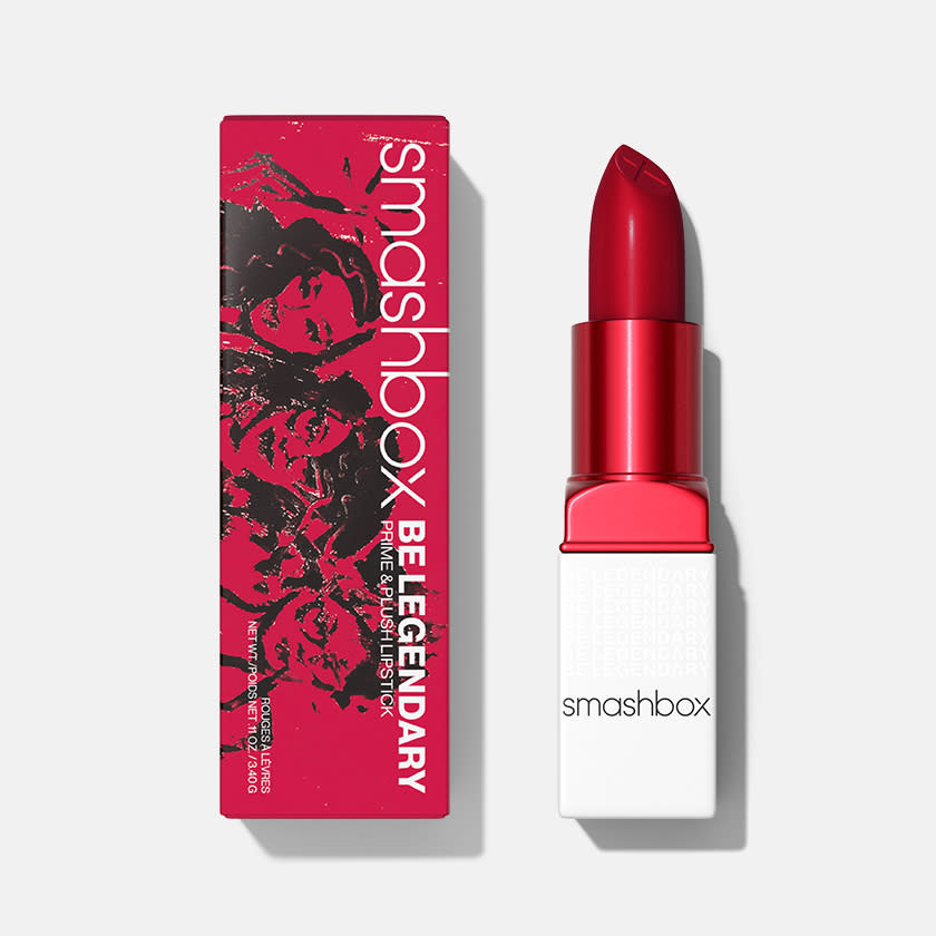 Smashbox Cosmetics Be Legendary Prime & Plush Lipstick in shade “Be Seen.” - Credit: courtesy of smashbox cosmetics