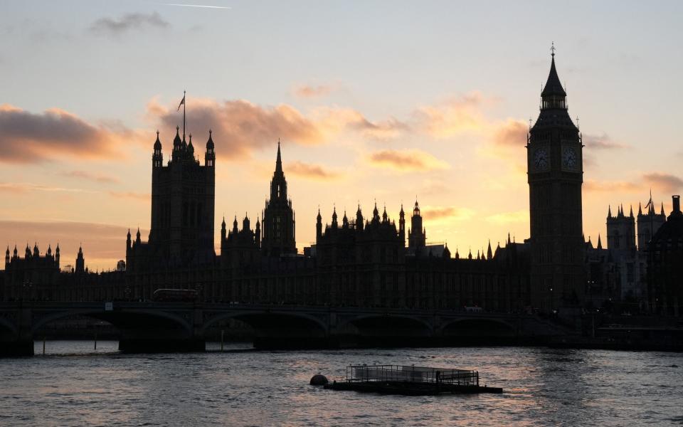 Sunset over the Palace of Westminster on Wednesday evening - MAJA SMIEJKOWSKA/Reuters