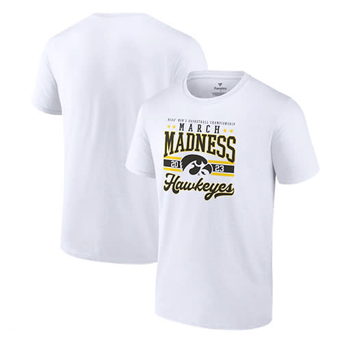 Iowa Hawkeyes Fanatics Branded 2023 NCAA Men's Basketball Tournament March Madness T-Shirt